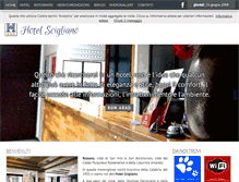 Tablet Screenshot of hotelscigliano.it